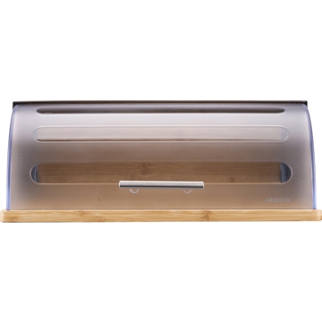 პურის შესანახი Ardesto AR4239BS, Bread Bin, Transparent/Stainless Steel