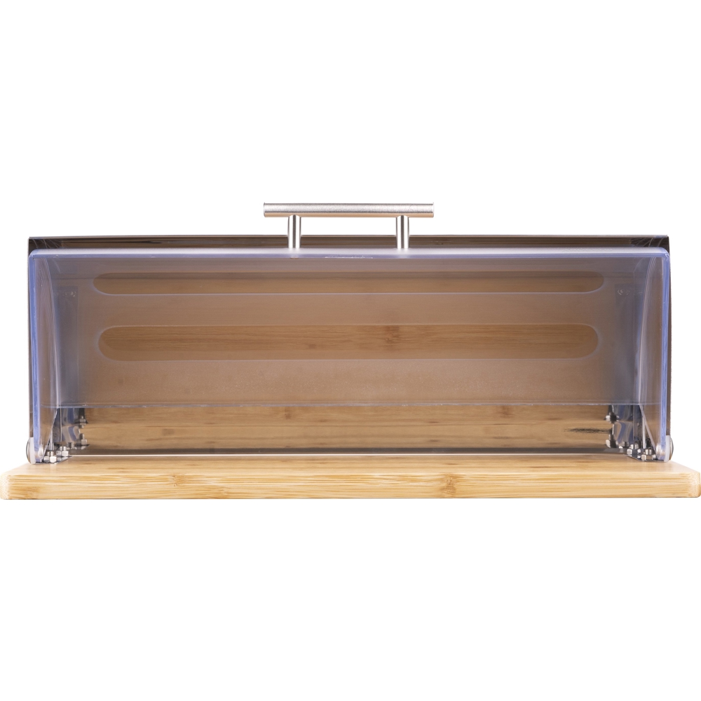 Ardesto AR4239BS, Bread Bin, Transparent/Stainless Steel