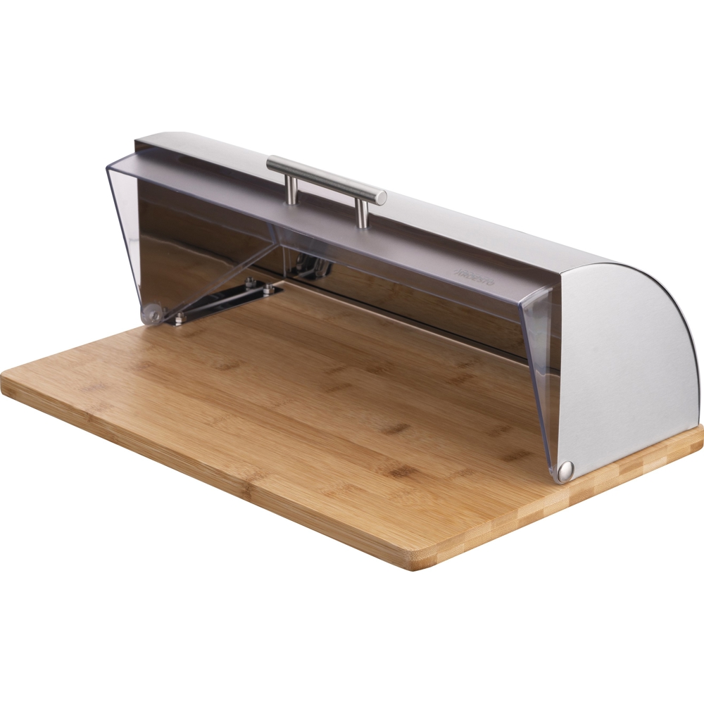 Ardesto AR4239BS, Bread Bin, Transparent/Stainless Steel