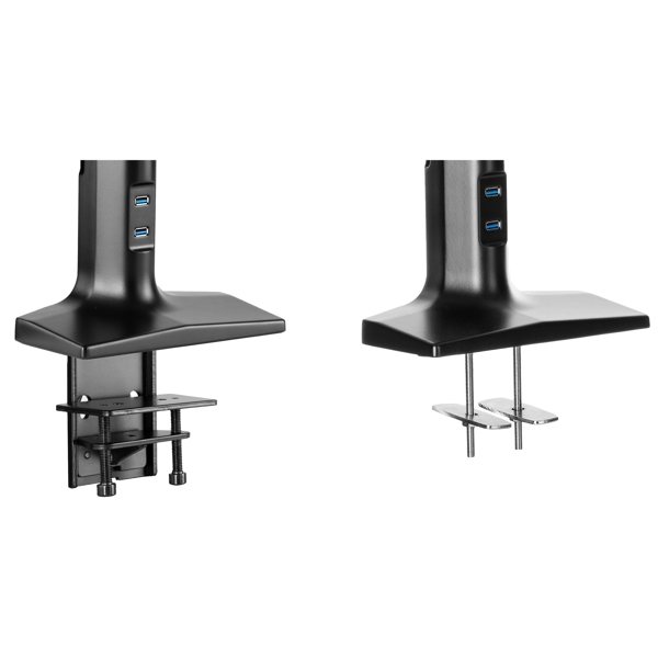 მონიტორის საკიდი 2E 2E-1MCBUSB, 17"-43″, Single Computer Monitor Mount Stand, Black