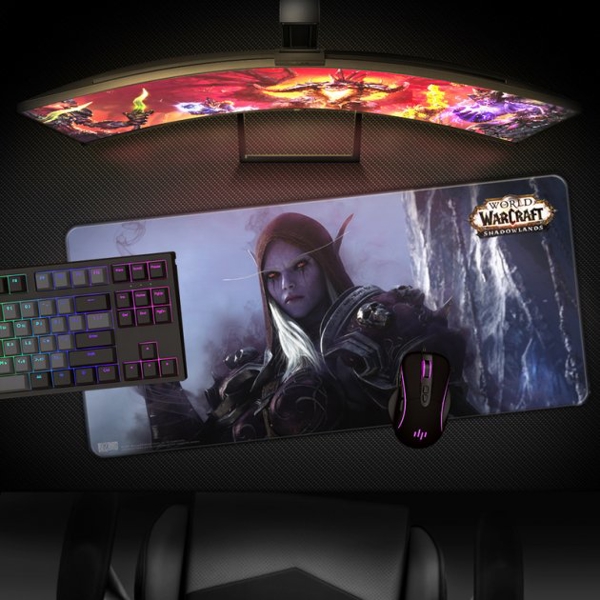 მაუსის პადი Blizzard FBLMPWOWSYLVA21XL, Gaming Mouse Pad, XL, Blue