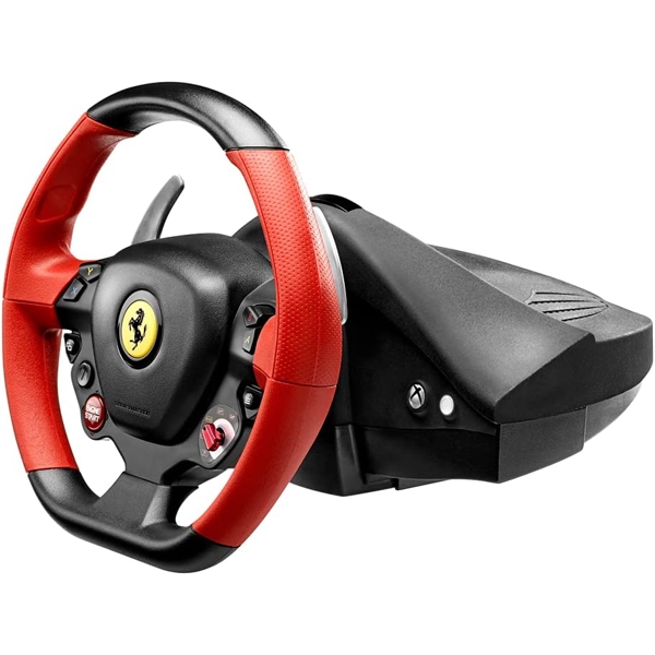 კომპიუტერული საჭე+პედლები Thrustmaster Ferrari 458, Xbox One, Black/Red