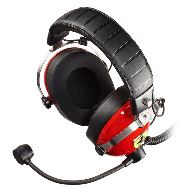 ყურსასმენი Thrustmaster 4060197 Scuderia Ferrari, Gaming Headset, Wired, 3.5mm, Red