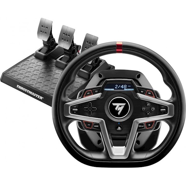 კომპიუტერული საჭე+პედლები Thrustmaster T248-P Racing Wheel and Magnetic Pedals, PC / PlayStation 4/5, Black