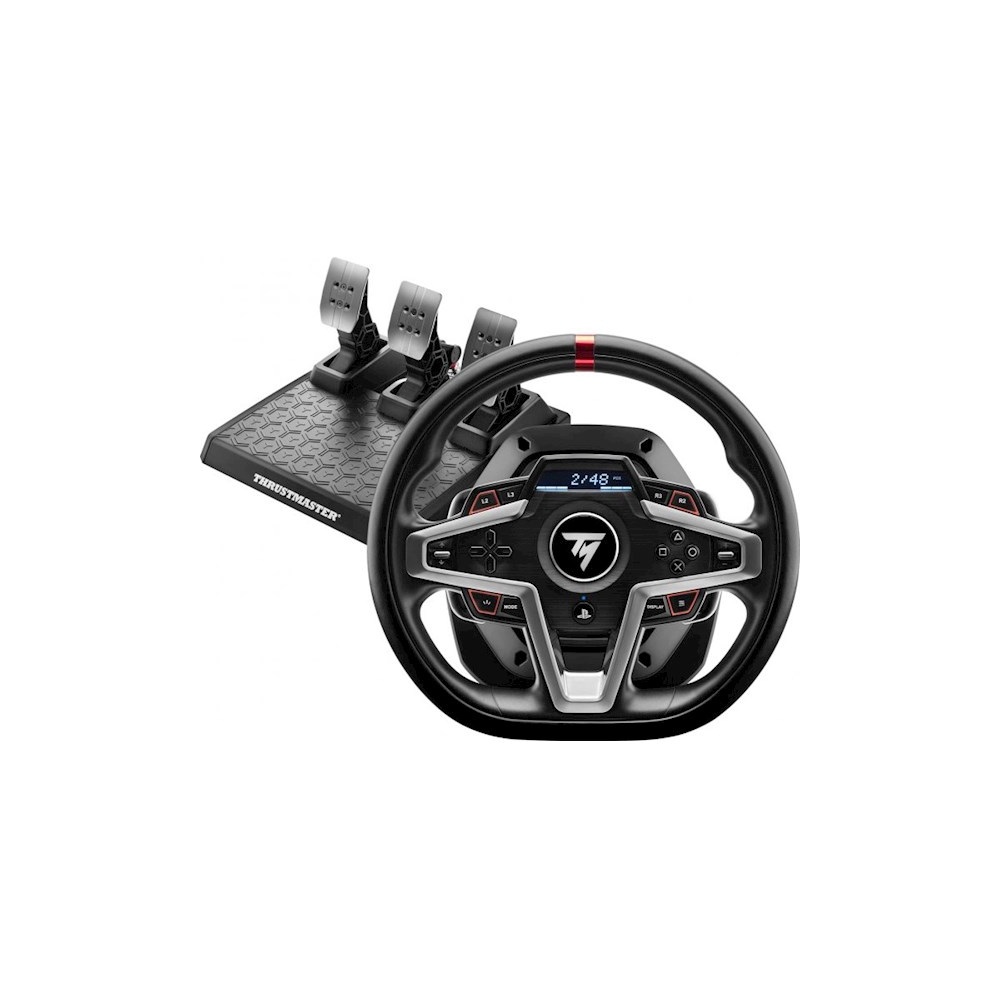 კომპიუტერული საჭე+პედლები Thrustmaster T248-P Racing Wheel and Magnetic Pedals, PC / PlayStation 4/5, Black