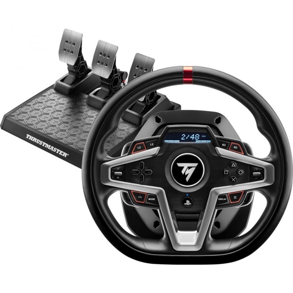 კომპიუტერული საჭე+პედლები Thrustmaster T248-X Racing Wheel and Magnetic Pedals, PC / Xbox Series X, Black