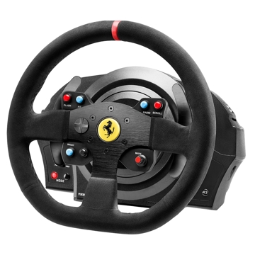 კომპიუტერული საჭე+პედლები Thrustmaster T300 Ferrari Integral RW, PC/ PS4/ PS3, Black