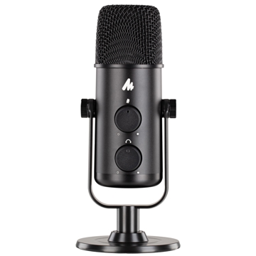 მიკროფონი 2E 2E-MPC020, Microphone With Tripod, USB, Black