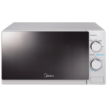 მიკროტალღური ღუმელი Midea MM720C4E-S, 700W, 20L, Microwave Oven, Silver