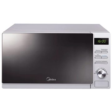 მიკროტალღური ღუმელი Midea AM720C4E-S, 700W, 20L, Microwave Oven, Silver