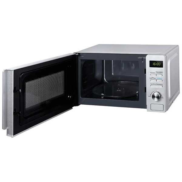 მიკროტალღური ღუმელი Midea AM720C4E-S, 700W, 20L, Microwave Oven, Silver