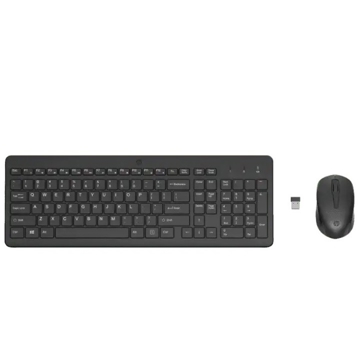 კლავიატურა+მაუსი HP 2V9E6AA 330, Wireless, USB-A, Keyboard And Mouse, Black