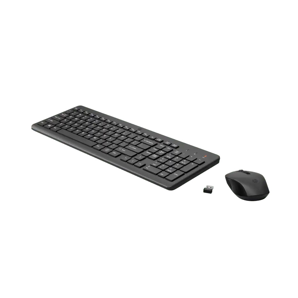 კლავიატურა+მაუსი HP 2V9E6AA 330, Wireless, USB-A, Keyboard And Mouse, Black