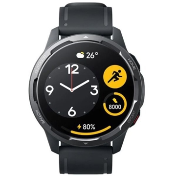 სმარტ საათი Xiaomi M2116W1, 1.43", Waterproof, Bluetooth, Wifi, GPS, Smart Watch, Black