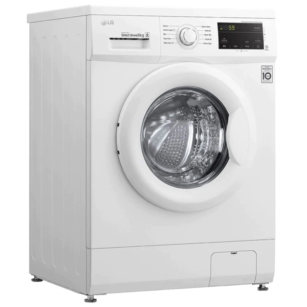 სარეცხი მანქანა LG FH2J3TDNP0, 8Kg, A+++, 1200Rpm, 72Db, Washing Machine, White