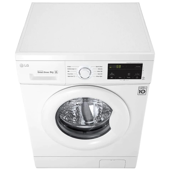 სარეცხი მანქანა LG FH2J3TDNP0, 8Kg, A+++, 1200Rpm, 72Db, Washing Machine, White