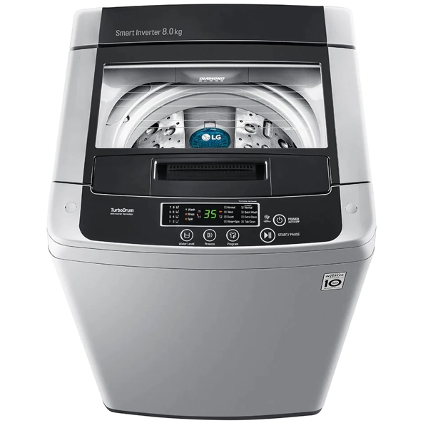 სარეცხი მანქანა LG T8585NDHV, 8Kg, A, 740Rpm, 69Db, Washing Machine, Silver