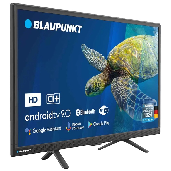 ტელევიზორი Blaupunkt 32HB5000, 32", HD, Smart TV, HDMI, USB, BT, Black