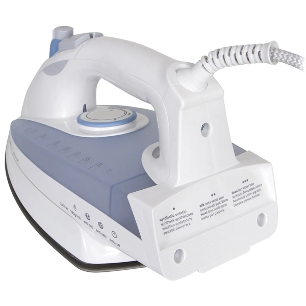 ორთქლის უთო Braun TS725SI, 2400W, 4000ML, Steam Iron, White/Blue