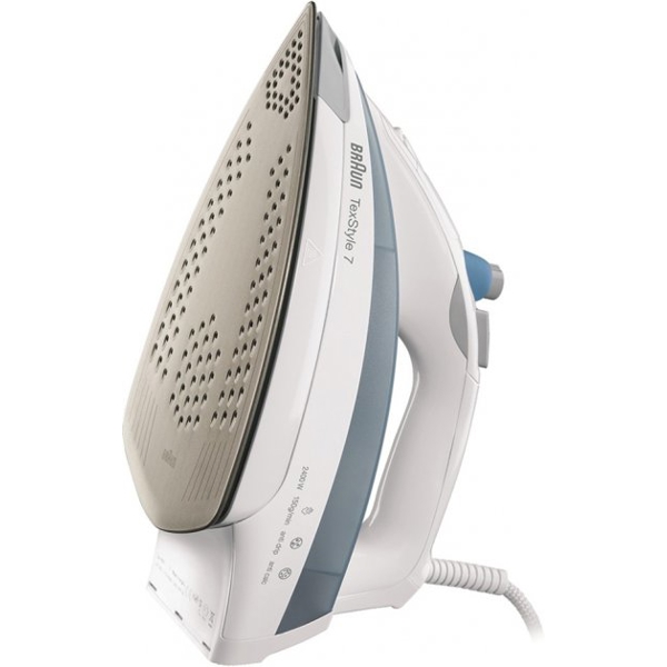 ორთქლის უთო Braun TS725SI, 2400W, 4000ML, Steam Iron, White/Blue