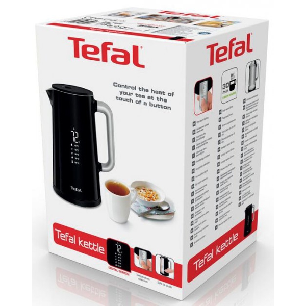 ელექტრო ჩაიდანი Tefal KO851830, 1800W, 1.7L, Electric Kettle, Black