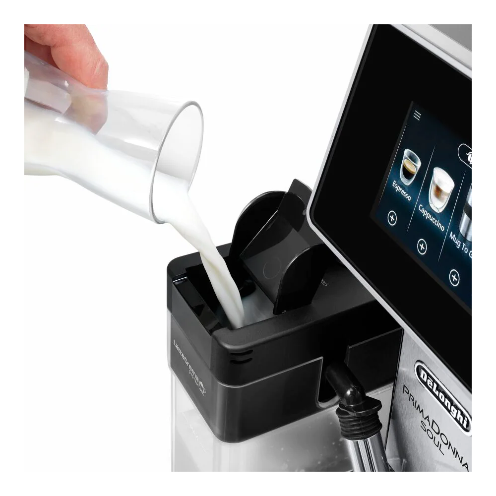 Delonghi ECAM610.75.MB, 1450W, 2.2L, Coffee Machine, Silver