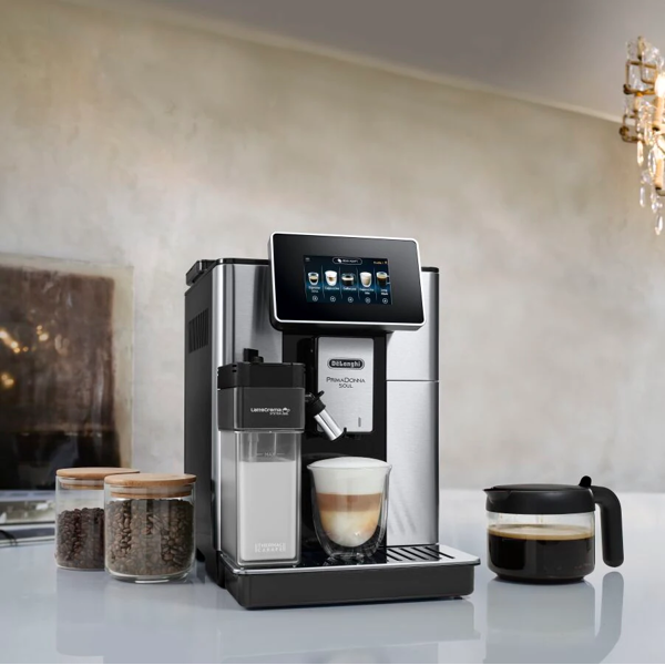 ყავის აპარატი Delonghi ECAM610.75.MB, 1450W, 2.2L, Coffee Machine, Silver