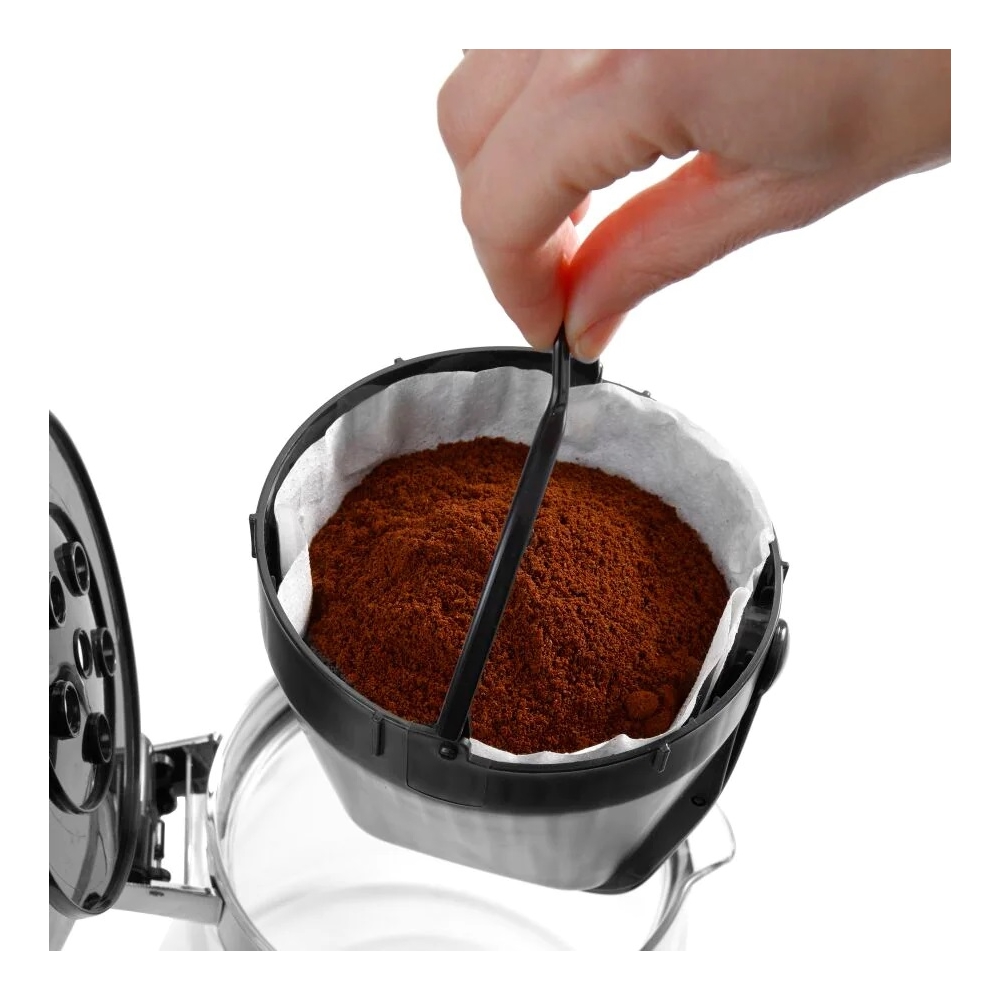 Delonghi ICM17210, 1200W, 1.25L, Coffee Machine, Silver