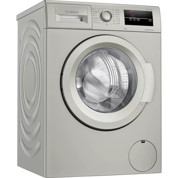 სარეცხი მანქანა Bosch WAJ2018SME, 8Kg, A, 1000Rpm, 76Db, Washing Machine, Silver