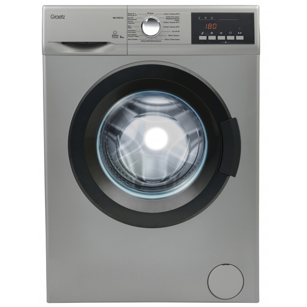 სარეცხი მანქანა Graetz W610SF4S, 6Kg, A++, 1000Rpm, 69Db, Washing Machine, Silver