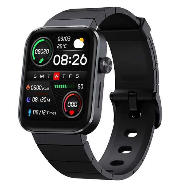 სმარტ სათი Xiaomi XPAW006 Mibro Color T1, 1.6", 2 ATM Waterproof, Bluetooth, Smart Watch, Black