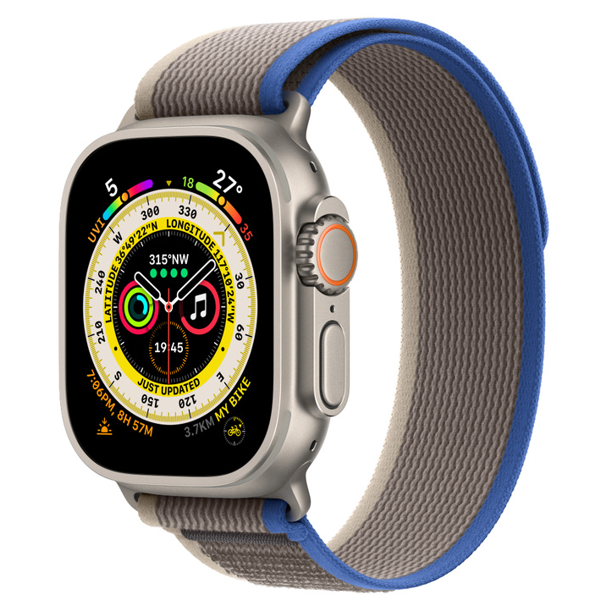 სმარტ საათი Apple MNHL3RB/A Watch Ultra, 1.92", IPX6 Waterproof, Bluetooth, Wi-Fi, Smart Watch, Titanium