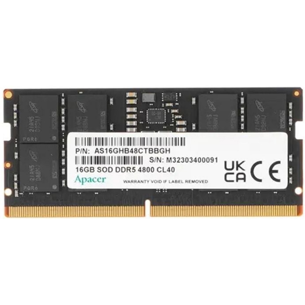 Apacer FS.16G2A.PTH, RAM 16GB, DDR5, SO-DIMM, 4800MHz