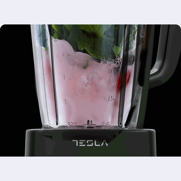 ბლენდერი Tesla BL601BX, 1400W, 1.75L, Blender, Inox/Black