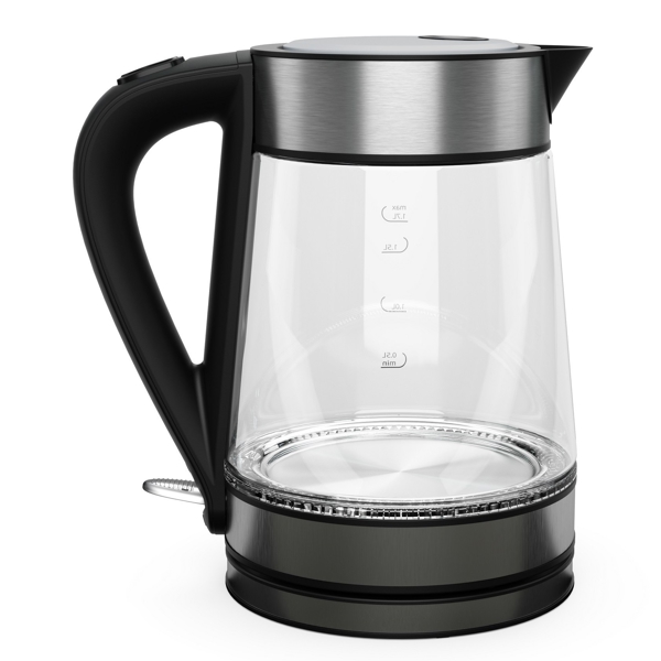 ელექტრო ჩაიდანი Tesla KT300X, 2200W, 1.7L, Electric Kettle, Glass/Inox
