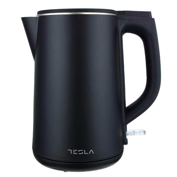 ელექტრო ჩაიდანი Tesla KT301BX, 2200W, 1.5L, Electric Kettle, Black/Inox