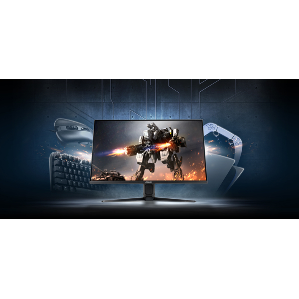 მონიტორი Asus VG28UQL1A TUF, 28", Monitor, 4K UHD, LED, IPS, HDMI, USB, Black