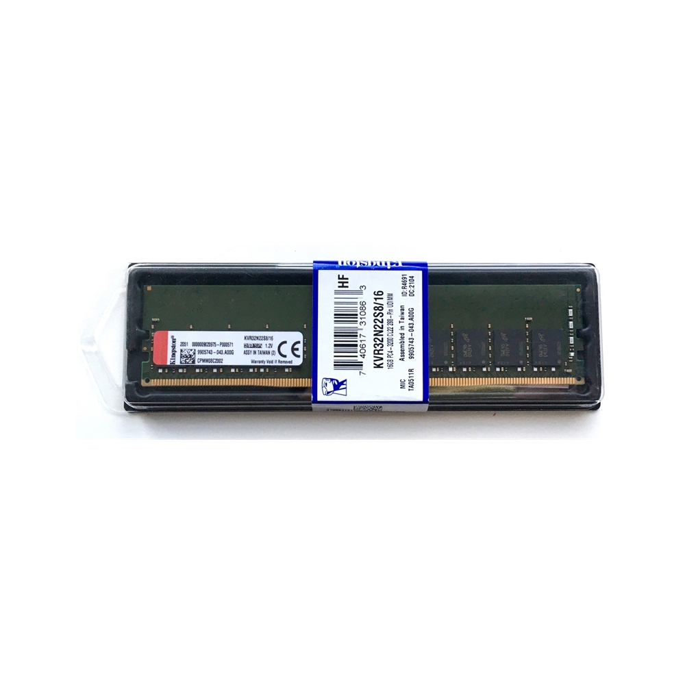 Kingston KVR32N22S8/16, RAM 16GB, DDR4, DIMM, 3200MHz