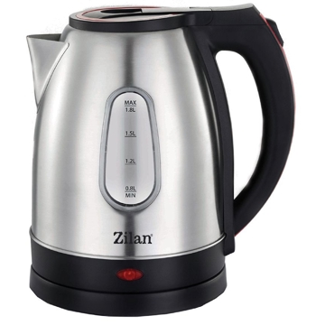 Zilan ZLN1154, 1500W, 1.8L, Electric Kettle, Silver