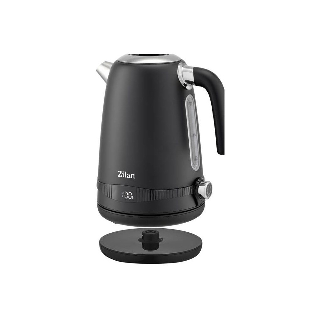 ელექტრო ჩაიდანი Zilan ZLN1001, 2200W, 1.7L, Electric Kettle, Black
