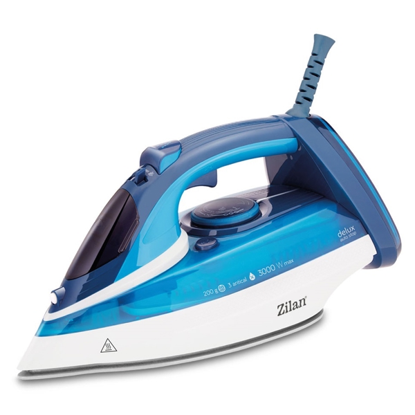 ორთქლის უთო Zilan ZLN2908, 3000W, Steam Iron, White/Blue