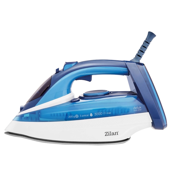 ორთქლის უთო Zilan ZLN2908, 3000W, Steam Iron, White/Blue