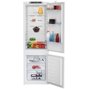 ჩასაშენებელი მაცივარი Beko BCNA254E23SN, 254L, F, No Frost, Built-in Refrigerator, White