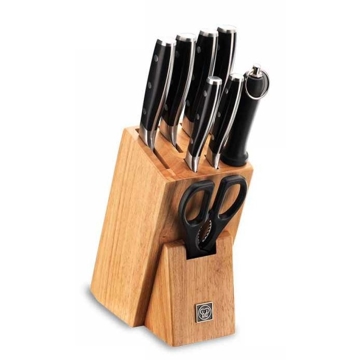 დანების ნაკრები Korkmaz A550, 9Pcs, Knife Set, Silver/Black