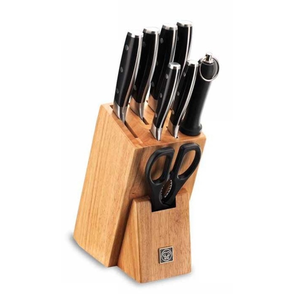 დანების ნაკრები Korkmaz A550, 9Pcs, Knife Set, Silver/Black