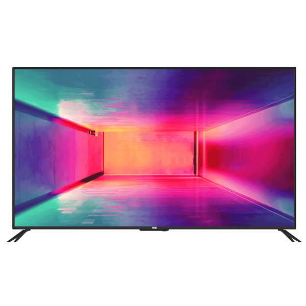 ტელევიზორი Vox 65A11U314B, 65", 4K UHD, Smart TV, Android, HDMI, USB, LAN, WIFI, Black