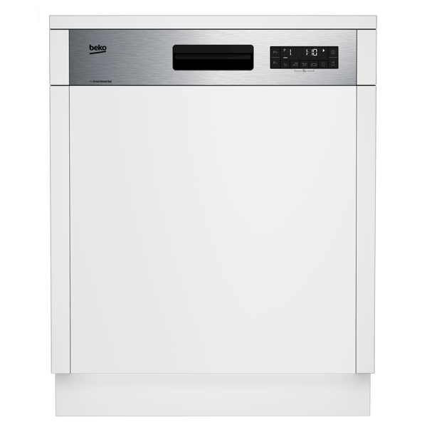 Beko DSN26420X Superia, A++, 46Dba, Built-in Dishwasher, White