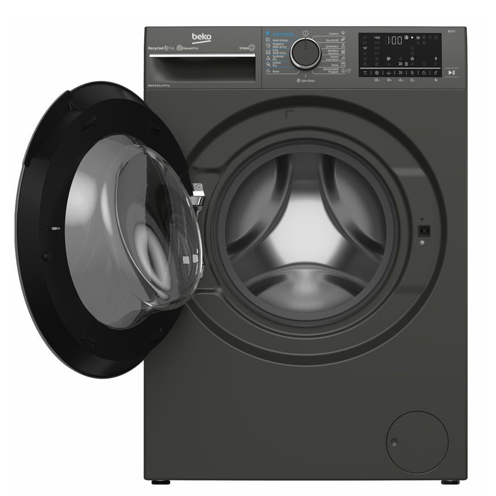სარეცხი+საშრობი მანქანა Beko B5DF T 510447 M Superia, 10KG, A+++, 1400Rpm, 76Db, Washing+Dryer Machine, Gray