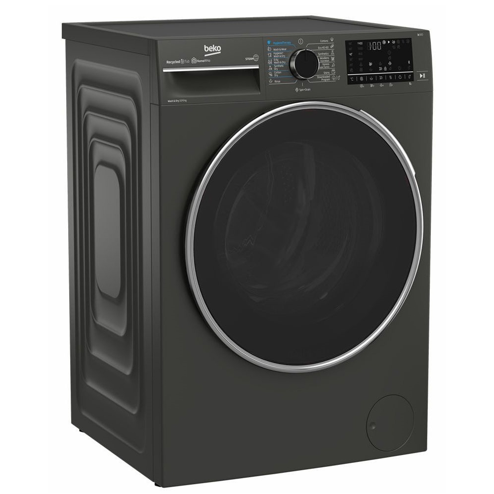 სარეცხი+საშრობი მანქანა Beko B5DF T 510447 M Superia, 10KG, A+++, 1400Rpm, 76Db, Washing+Dryer Machine, Gray