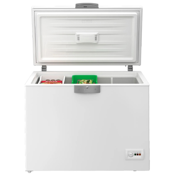 საყინულე Beko HSA 32522, A+, 300L, 43Db, Freezer, White